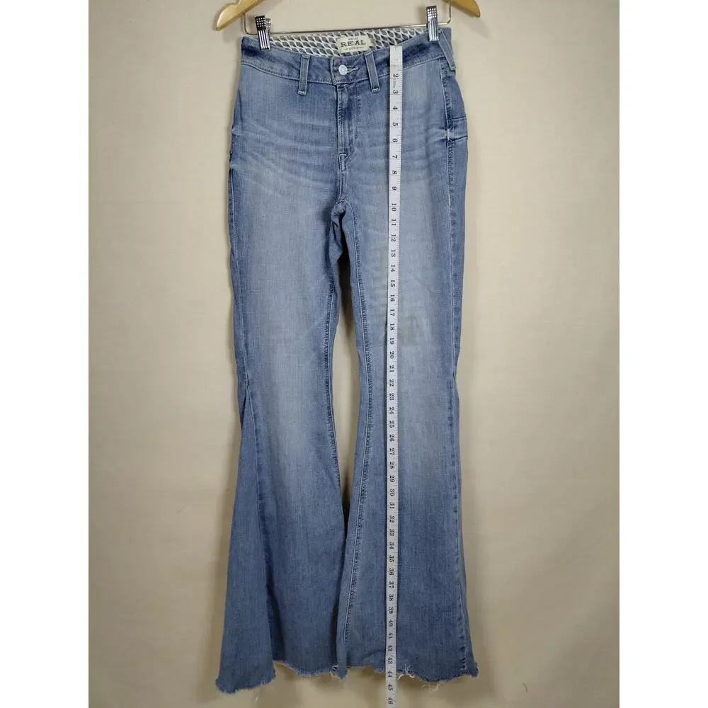 Ariat Real Alondra Blue Flared Jeans Women Size 26